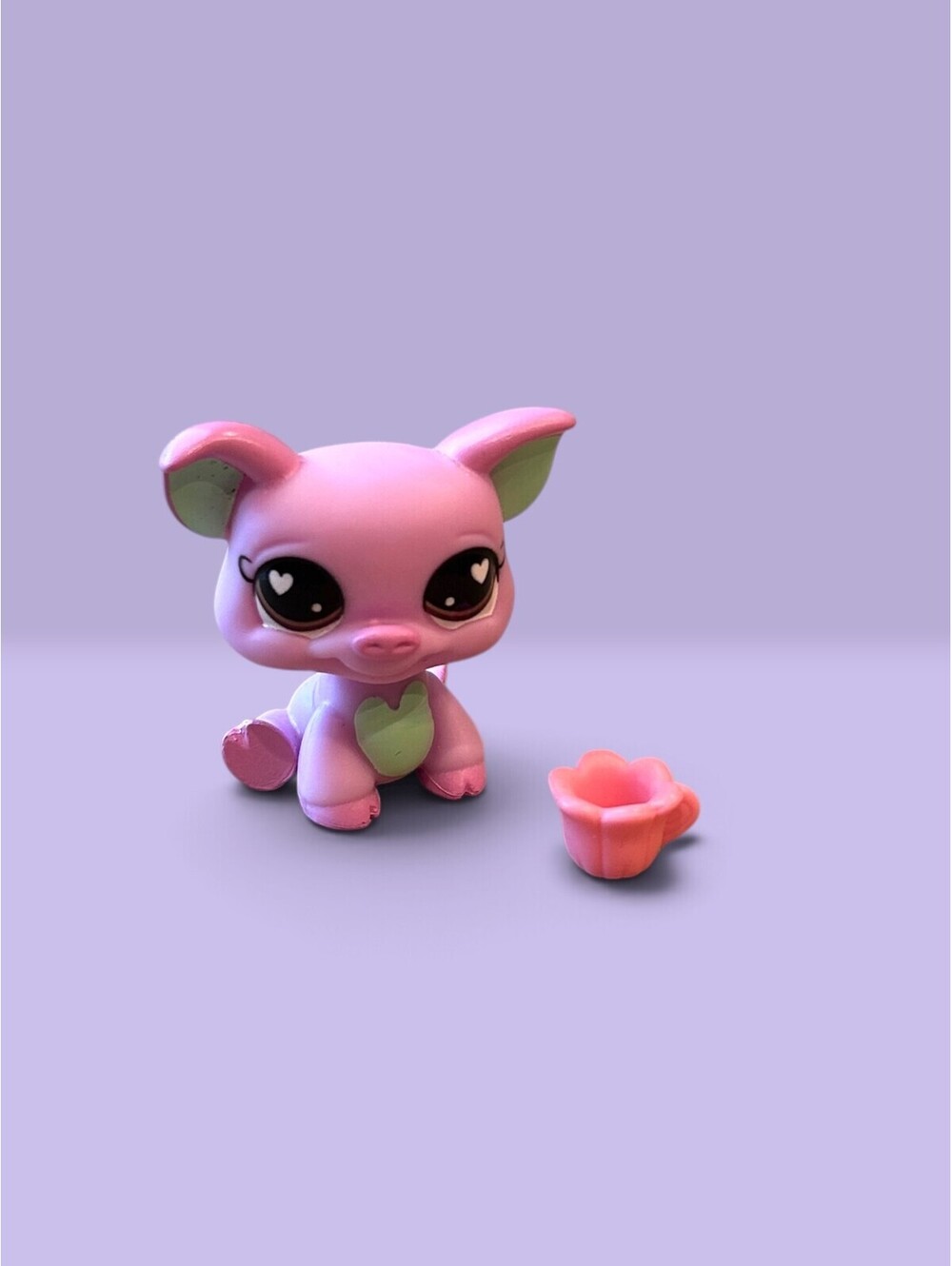 Littlest Pet Shop LPS Pig #450 with Cup Accessory